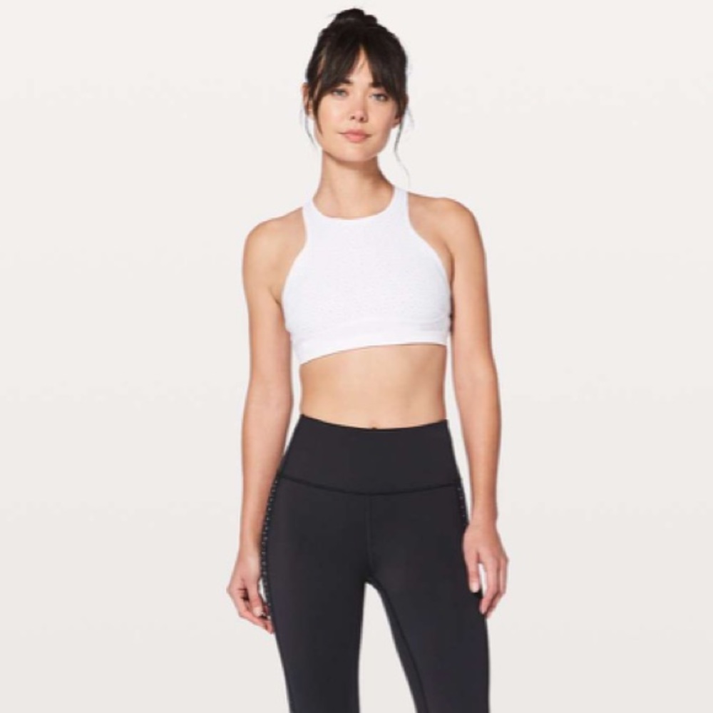 Lululemon Color me quick bra white
